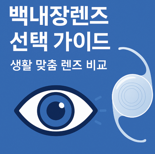 백내장렌즈 5가지 선택 기준 2025 가이드 1 백내장렌즈 5가지 선택 기준 2025 가이드