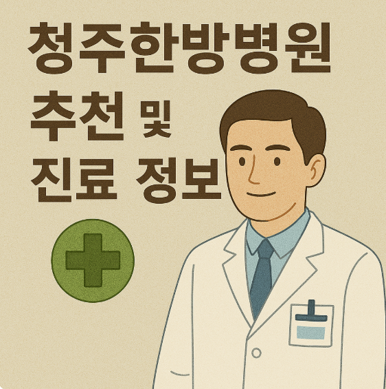 청주한방병원 추천 및 진료 정보