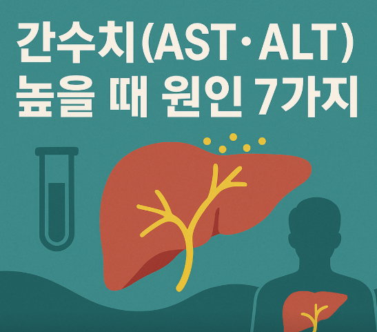 간수치 높을 때 원인 7가지