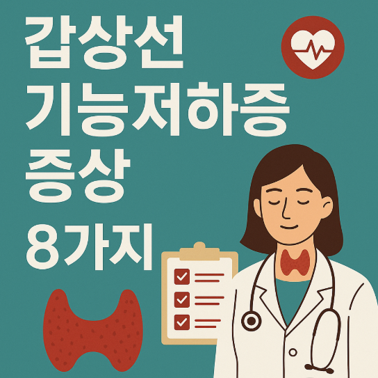 갑상선 기능저하증 증상