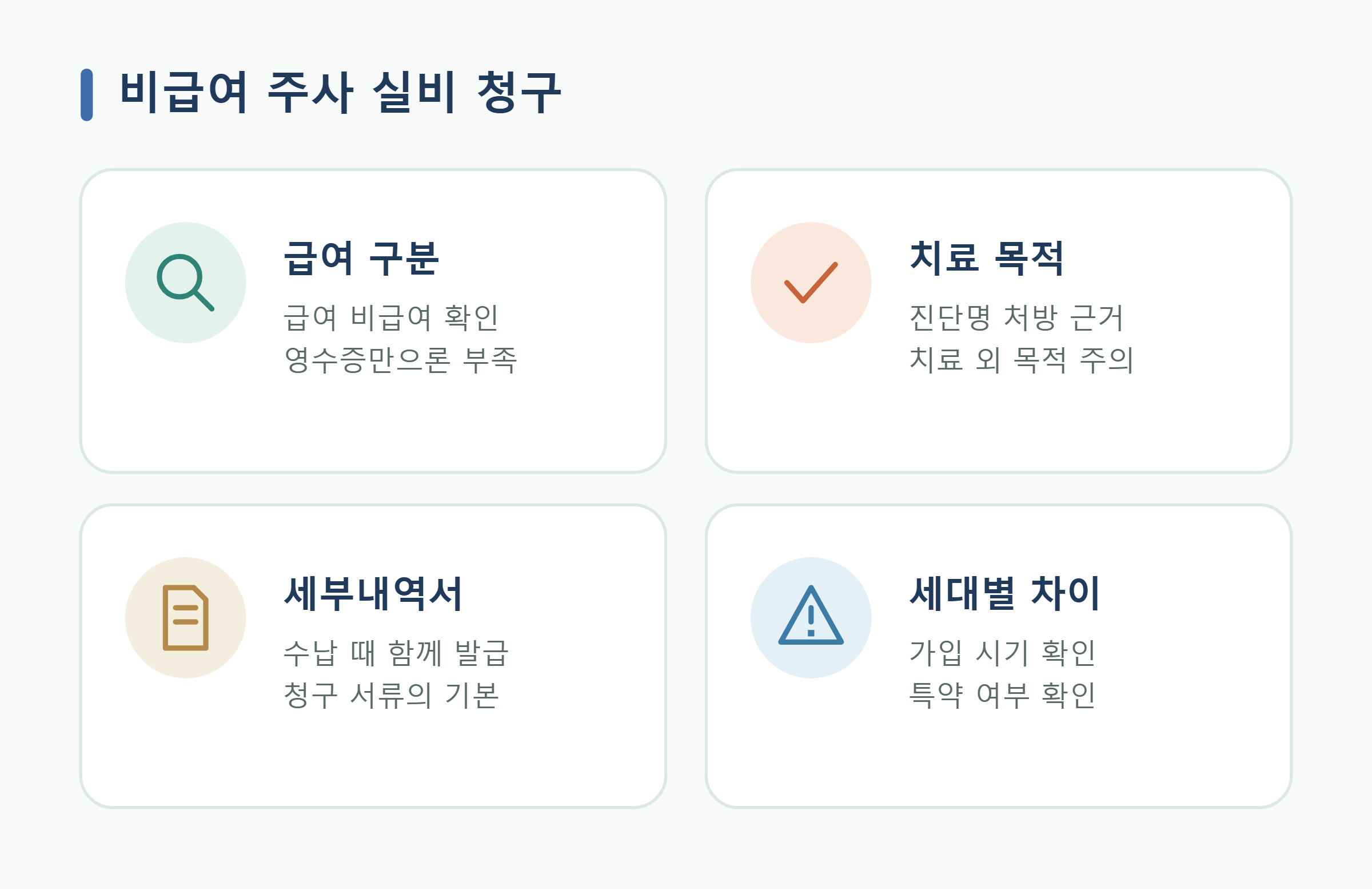 비급여 주사 실비 청구 비급여 주사 실비 청구