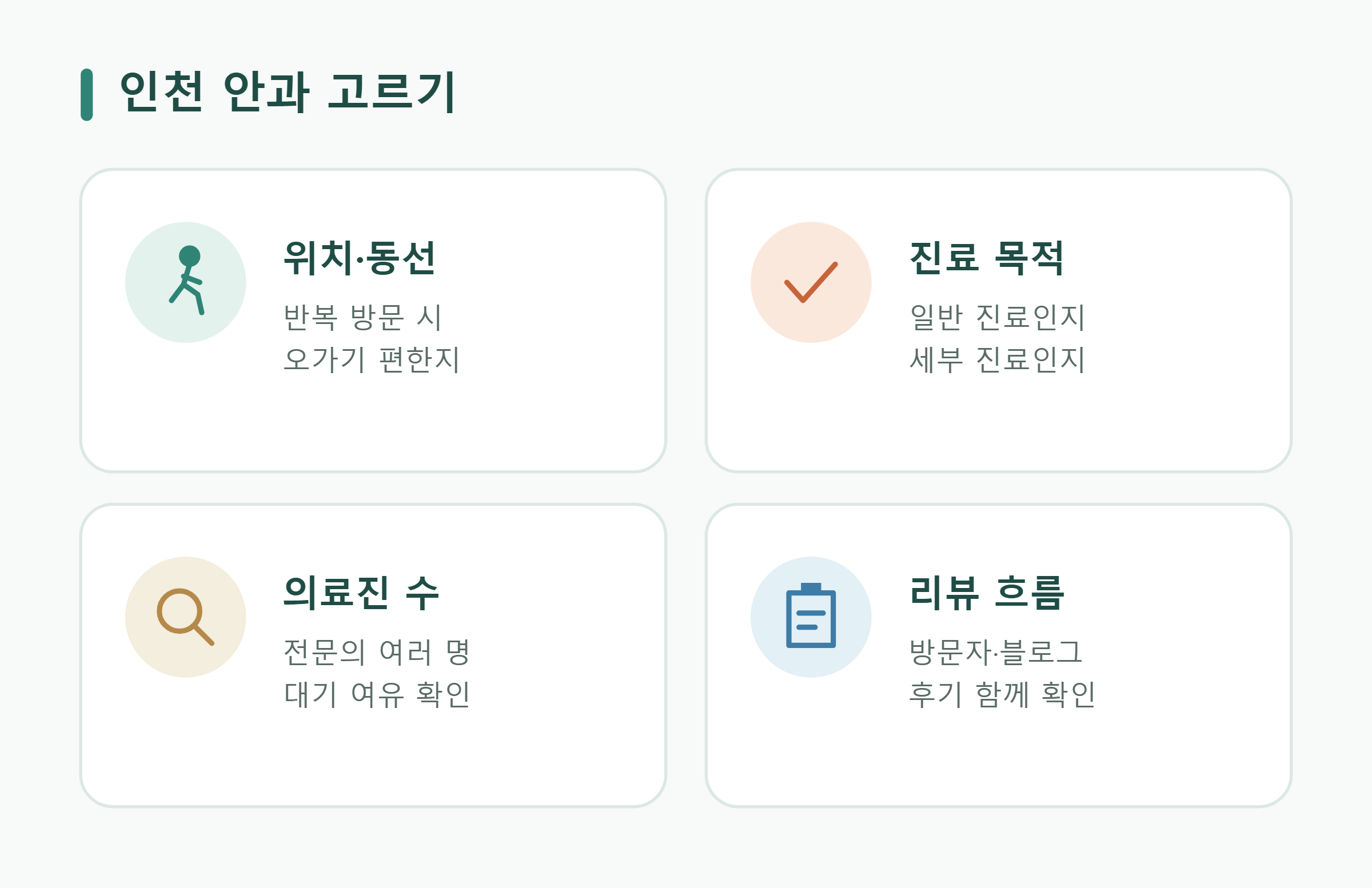 인천 안과 선택 기준 인천 안과 선택 기준